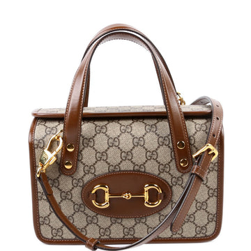 Gucci  CS Supreme  Horsebit Mini Top Handle Bag