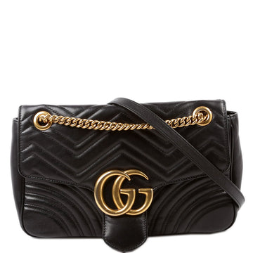Gucci  Marmont Shoulder Bag Black