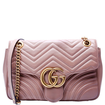 Gucci  Marmont Leather Shoulder Medium