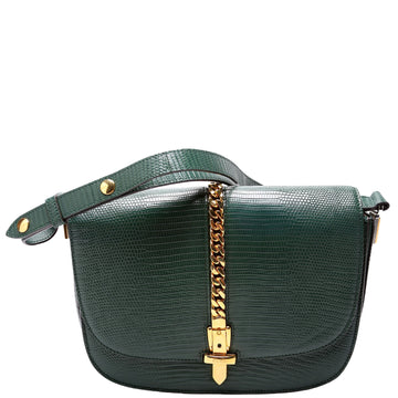 Gucci  Sylvie  Lizard Small Green