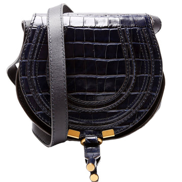 Marcie Saddle Bag Crossbody Small Navy