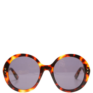 Gucci CSS Round Acetate Sunglasses Brown