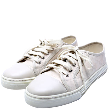 Gucci CS Canvas Low Top Sneakers Size  Grey
