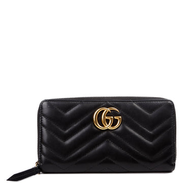 Gucci  CS Marmont Zip Around Wallet Black