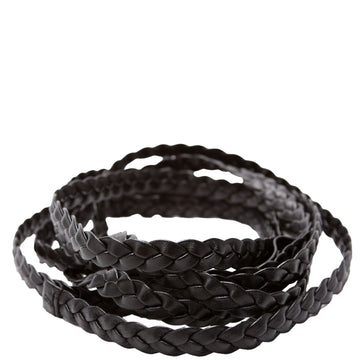 Gucci  Narrow Braided Leather Wrap Around