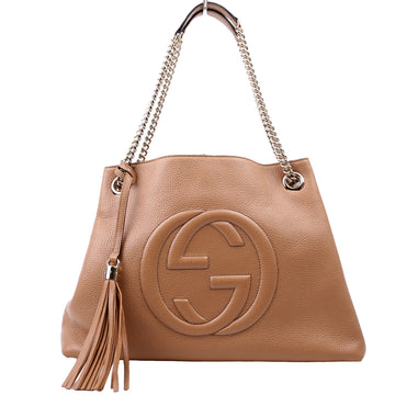 Gucci  Soho Chain Tote Newer Beige