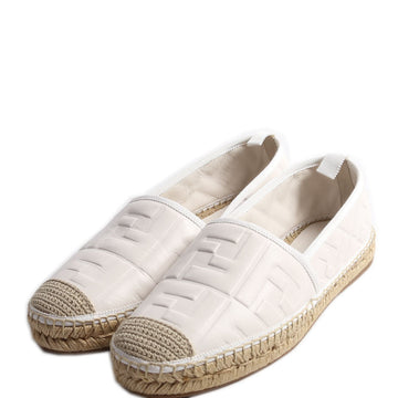 FF Embossed Nappa Espadrilles Size 40