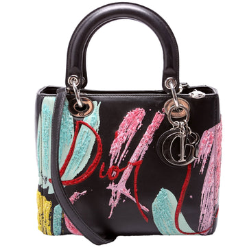 Lady Dior Medium Calfskin Sequin Art