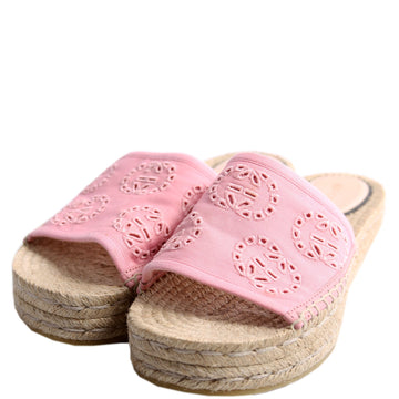 Gucci Interlocking G Damita Espadrilles Size  Pink
