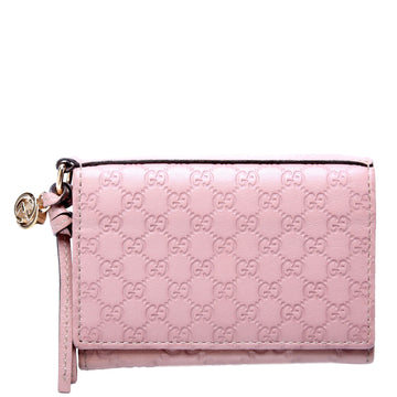 Gucci  Microguccissima Business Card Case Pink
