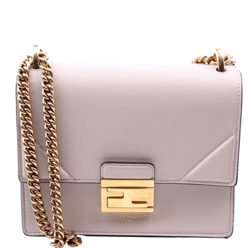 Kan U Small Shoulder Bag Matte Leather Taupe