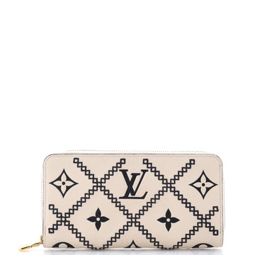 Zippy Wallet Monogram Empreinte Giant Broderies