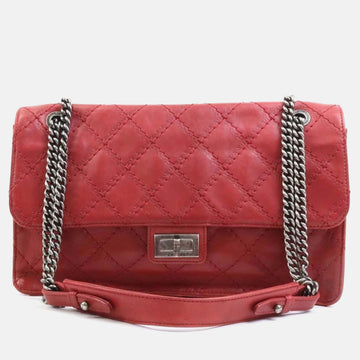 Red Leather CC Crave Flap Bag
