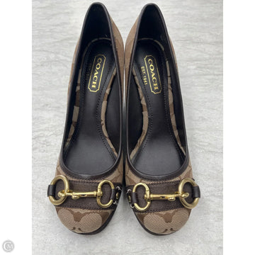 Shoes Designer By Coach In Brown, Size: 6.5