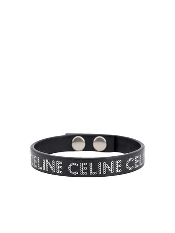 Leather Logo Bracelet