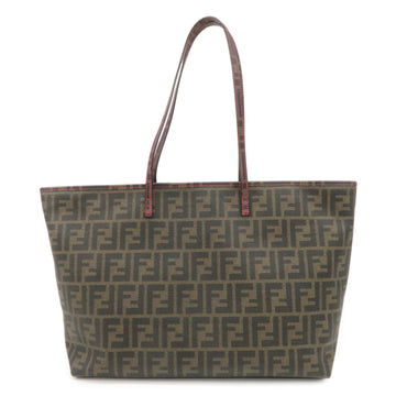 FENDI Zucca PVC Tote Bag Shoulder Bag Brown 8BH185-UZD