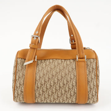 Christian Dior Trotter Canvas Leather Mini Boston Bag Hand Bag Used