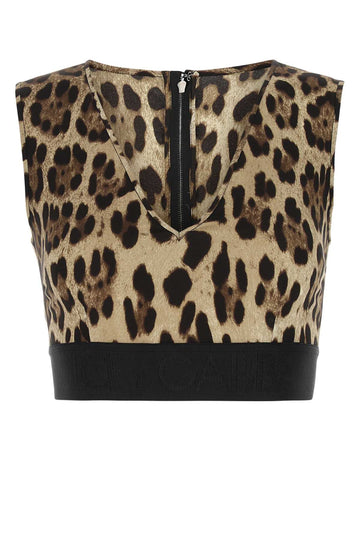 Dolce & Gabbana Women Printed Charmeuse Top