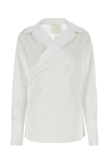 Givenchy Women White Poplin Shirt