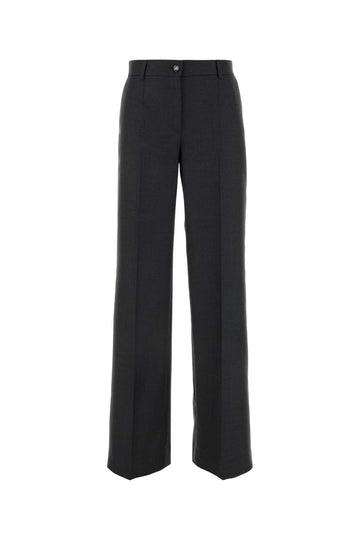 Dolce & Gabbana Women Graphite Wool Pant