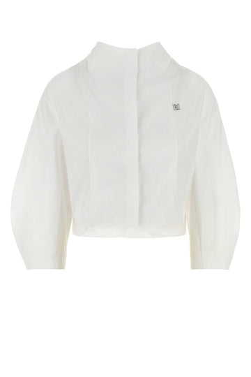 Givenchy Women White Poplin Shirt