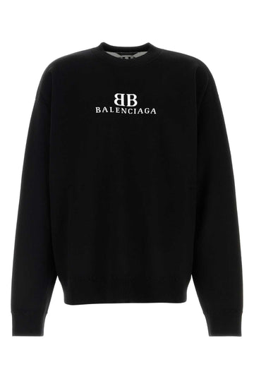 Balenciaga Unisex Black Wool Blend Oversize Sweater