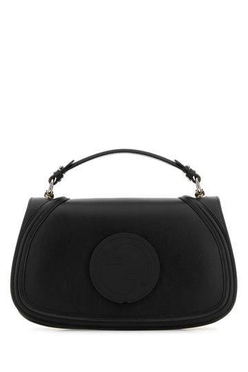 Gucci Women Black Leather Gucci Blondie Handbag
