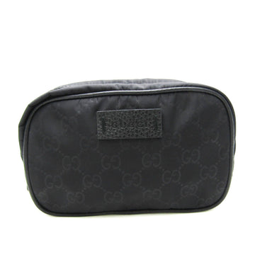 Gucci EC Nylon 510341 Women's Nylon Pouch Black