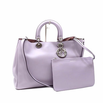 Christian Dior Diorissimo handbag for women in purple leather