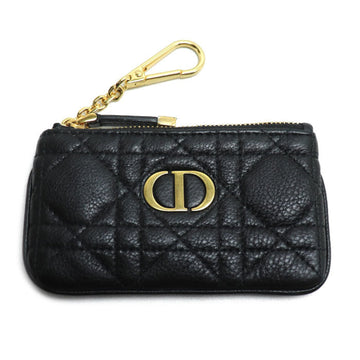 Christian Dior Cannage Coin Case Black S5158UWHC_M900 Women's