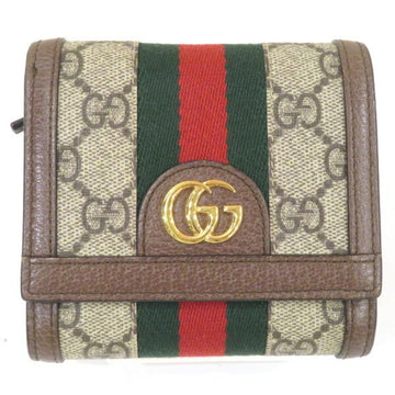 GUCCI Offdia Shelly Line EC Supreme 598662 Bi-fold Wallet for Women