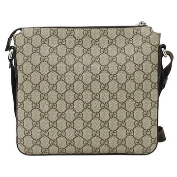 GUCCI Bag Men's Shoulder EC Supreme Brown Beige 406410 Crossbody
