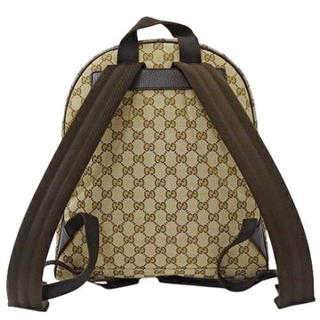 GUCCI bag ladies men's backpack EC canvas brown beige 449906