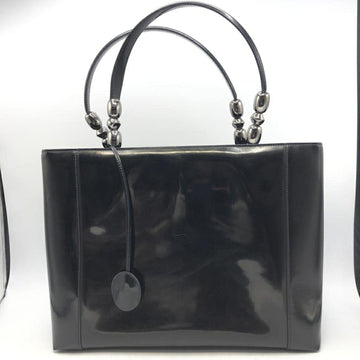 Christian Dior handbag Malice Pearl patent leather black MA -