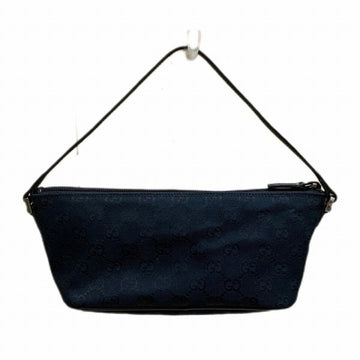 GUCCI EC canvas pattern hand pouch   black bag handbag ladies