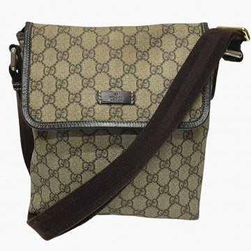 GUCCI EC Supreme 223666 Brown Bag Shoulder Women's