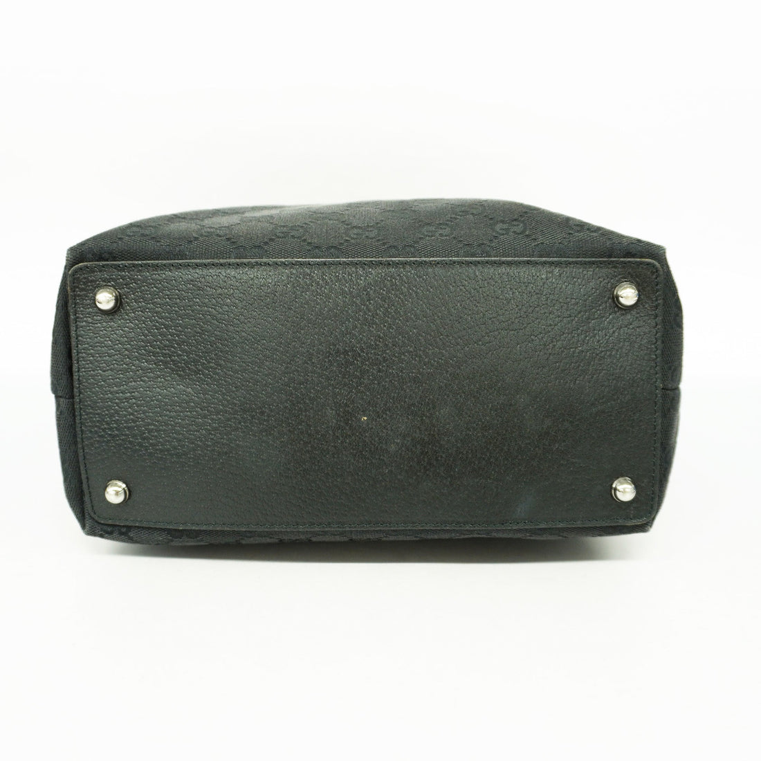 GUCCI  EC Canvas120836 Women's Leather Handbag,Tote Bag Black