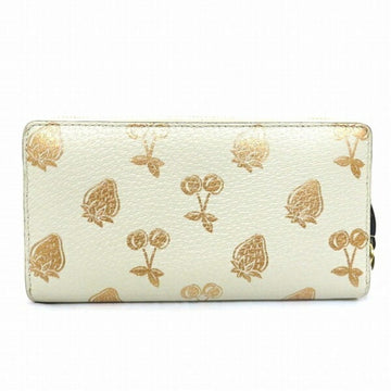 Gucci EC Marmont Berry 456117 Wallet Long Ladies