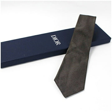 Christian Dior Silk Nylon Tie Striped Men's