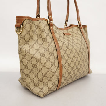 GUCCI  Tote Bag 197953 Women's EC Supreme Tote Bag Beige,Brown