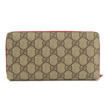 GUCCI 506279 CS Supreme Long Wallet PVC Women's