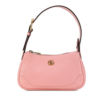 Gucci EC Marmont Aphrodite Shoulder Bag 739076 Pink Leather Women's GUCCI