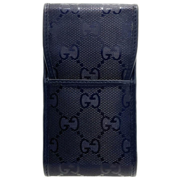 Gucci Cigarette Case EC Imprime PVC Leather Navy 181716 GUCCI iQOS THN-9796