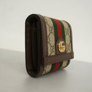GUCCI  Ophidia Bi-fold Wallet Gold Hardware 598662 Women's EC Supreme Wallet