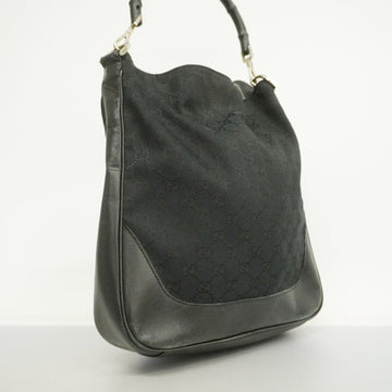 GUCCI  2WAY Bag 001 4058 Women's EC Canvas Handbag Black