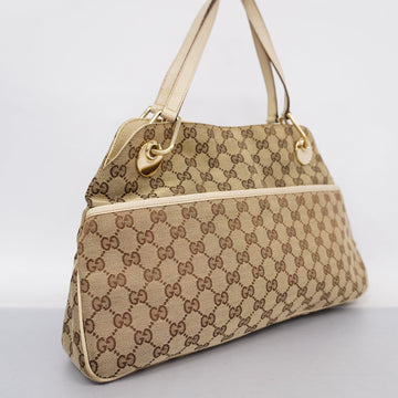 GUCCI  EC Canvas Handbag 121023 Women's Handbag Beige,Ivory