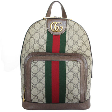 GUCCI Backpack EC Marmont Supreme Canvas Brown Gold Men's Women's 547965 s0354a