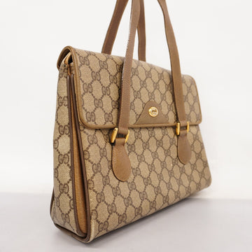 GUCCI  EC Supreme 116 02 080 Women's Handbag Beige,Brown