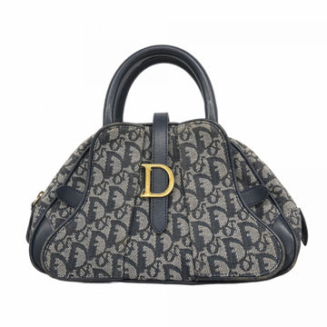 Christian Dior handbag Trotter canvas navy ladies