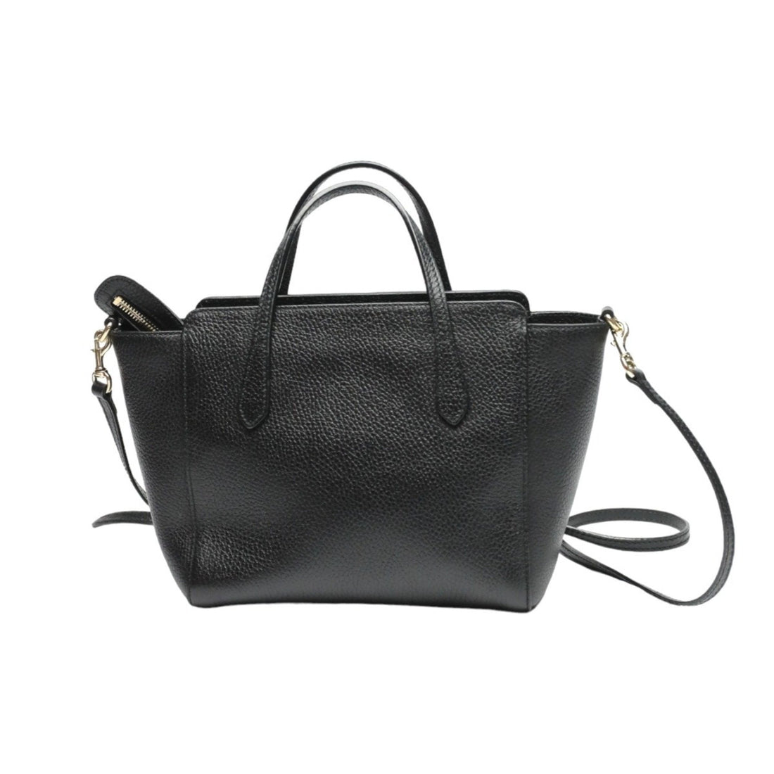 GUCCI Tote Bag Leather Swink 368827 Black